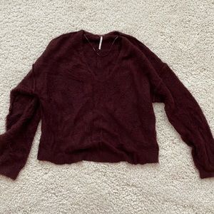 Free people cropped sweater